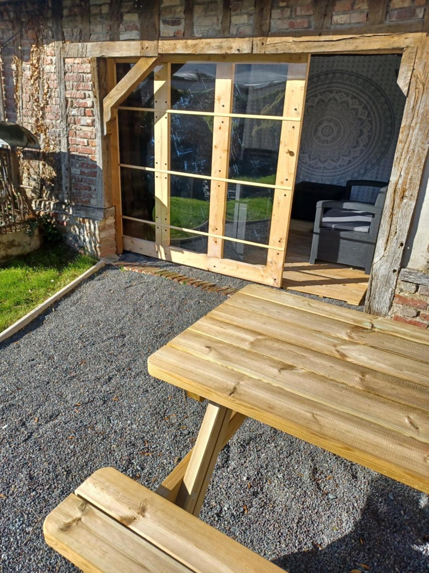 Le Refuge De Normandie Avec Spa Et Cheminee Mesnieres-en-Bray ภายนอก รูปภาพ